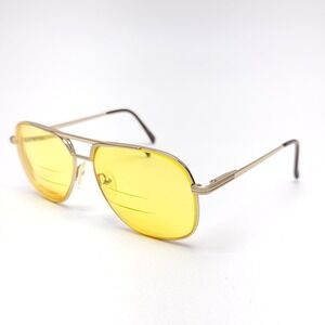 Vtg‎ Oleg Cassini OC-233 Gold Pilot Titanium Glasses 140-58□15 Japan FRAMES ONLY